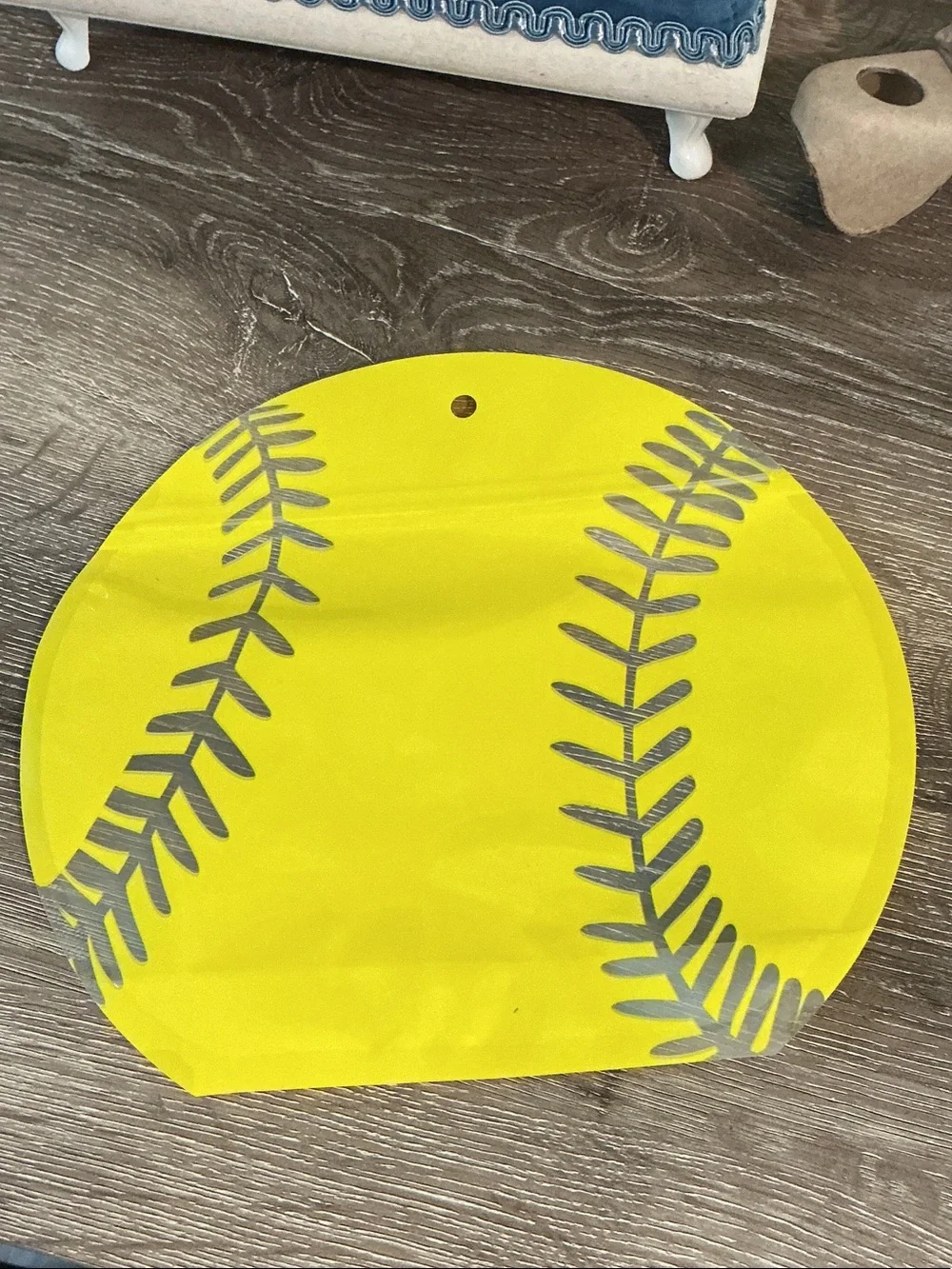 Yellow and Clear Softball Goody Goodie Storage Bags Set of 60 9x9.75 Overall